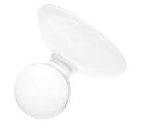 Pilon en Cristal Muller Portable à Meulage Uniforme pour Pigments | Texture Givrée, Manche Lisse et Tête Ronde, Usage en Cuisine ou Pharmacie, Compact pour Étudiants et Laboratoire
