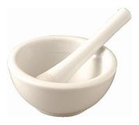 Pilon et mortier en porcelaine - Vogue 115 mm - - Porcelaine NC