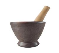 Pilon Manuel en Terre Cuite à Ressort pour Piler l'ail et la Salade