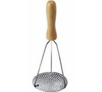 Pilon presse purée inox manche en bois