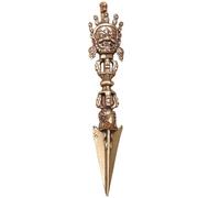 Pilon Vajra en Laiton Rétro, Ornement Artisanal Unique pour Décoration