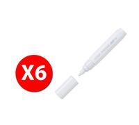 Pilot 002369 - Pilot Pintor - Marca - Blanc - Pointe Moyenne - Pack De 6 Pcs