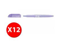 Pilot 009143 - Frixion Light Soft - Surligneur - Violet - Pointe Moyenne - Pack De 12 Pcs