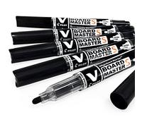 PILOT 10137 V Board Master Begreen Marqueur pointe conique extra fine tracé rechargeable encre liquidée 1,3 mm Noir