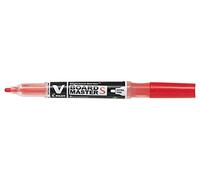 PILOT 10138 V Board Master Begreen Marqueur pointe conique extra fine tracé rechargeable encre liquide 1,3 mm Rouge
