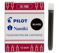 Pilot 1102003 - cartouches pour stylos plume PILOT/NAMIKI CAPLESS Noir - Boite de 12