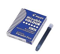 Pilot Pen Cartouches d'encre pour Parallel Pen – Boîte de 6 – Bleu G