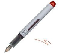PILOT 11122 V Pen Stylo-plume pointe moyenne jetable régulateur débit encre liquide visible Rouge