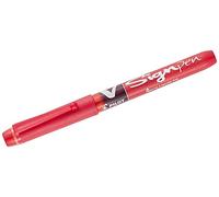 Pilot Pen Stylo-feutre 11636 V-Sign pointe moyenne 0,6 mm fibre polyester encre intense Rouge