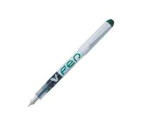 Pilot Pen - Stylo-plume 12461 V Pen - Pointe moyenne, jetable, régulateur de débit, encre visible