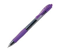 Pilot G2+ Stylo roller encre gel rétractable pointe moyenne 0,7 mm violet