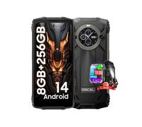 Oscal Tiger 13 Smartphone 5G 6.67" 24Go+256Go 50MP 5000mAh Android 14 NFC Dual SIM Noir avec Blackview W60
