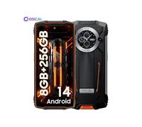 PILOT 2 Téléphone Portable Incassable 6.5 Double Ecran 120Hz 16Go+256Go 50MP+32MP 8800mAh NFC,GPS,Face ID - Orange