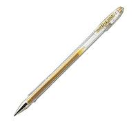 Pilot Pen Stylo à bille G1 07 – Encre gel or, pointe moyenne, corps plastique à capuchon