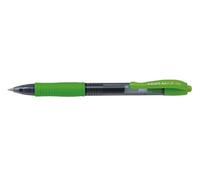 Pilot Stylo roller G2 7 Fun (26828) encre gel 0,4 mm corps translucide grip caoutchouc Citron Vert