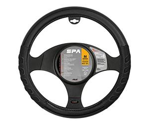 Pilot 32937 Spa Couvre-Volant en Simili Cuir - M - Ø 37/39 cm - Noir