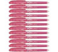 Pilot 399213 Lot de 12 Stylo Roller avec gomme Pointe hitec fine Noir Noir 1 uni