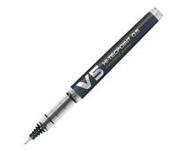 Pilot Hi-Tecpoint V5 Begreen - Stylo roller rechargeable pointe fine 0,5 mm - Noir
