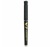 Pilot Hi-Tecpoint V7 Begreen - Stylo roller rechargeable pointe moyenne 0,7 mm - Noir