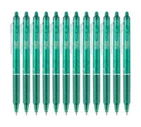 Pilot Frixion Click Pen 12 Units Vert Enfants