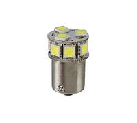 PILOT 57715 24/32V LED Series - 10 SMD x 1 puce - (P21W) - BA15s - 1 pièce - D/Blister - Blanc - Double polarité - Résistance intégrée