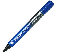 PILOT 65291 Marqueur Permanent 100 Pointe Conique Fine Blanc