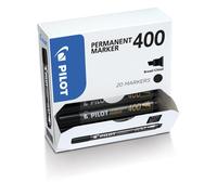 PILOT 65301 Marqueurs Permanents 400 Packxxl 15+5 U Assorties noir