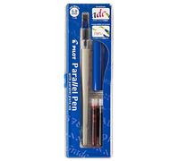 Pilot 90053 Parallel Stylo plume de calligraphie avec cartouches d'encre rouge et bleue, pointe de 6 mm