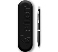 PILOT Acro 1000 Stylo à bille - Encre lisse pour fluidité d'écriture - Rechargeable et rétractable - Encre noire - Pointe moyenne - Dans une boîte cadeau en métal (noir)