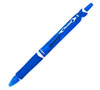 Pilot Stylo Bille Acroball Clip Plastique, Pointe Moyenne, Coloris Bleu
