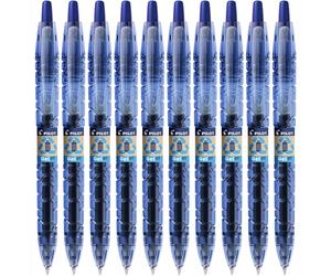 Pilot Begreen B2P Recycled Retractable Gel Rollerball 0.7 mm Tip (Box of 10) - B