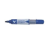 Pilot Begreen V-Board Master Lot de 10 marqueurs pour tableau blanc Pointe ogive Trait 2,3 mm Bleu