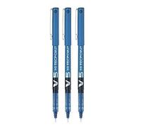 Pilot-Bleu-BX-V5 Hi-Tecpoint-Roller-Pointe Extra Fine 0,5 mm Trait 0,3 mm-Olive-Largeur (Lot de 3)