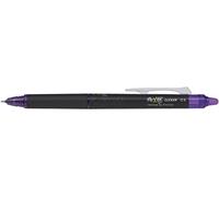 PILOT- BLRT-FR7-1 Stylo Frixion Point Clicker Violet - Pointe Ultra-Fine 0.5 mm - Encre Effaçable