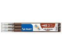 Pilot BLS-FR7-BN-S3 Recharge pour roller FriXion BLS-FR7 - 0,4 mm, marron, lot de 3