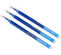 Pilot BLS-FR7 Frixion Lot de 3 paquets de 3 recharges pour stylos roller rétractables fins effaçables Bleu