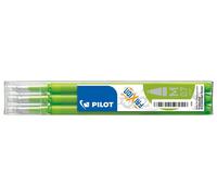 Pilot BLS-FR7-LG Recharge pour roller FriXion BLS-FR7 - 0,4 mm, vert clair, lot de 3