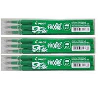 Pilot BLS-FR7 Lot de 3 stylos à pointe ronde effaçable