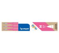 Recharge pour stylo Frixion rose - Lot de 3 - Marque FRIXION - Type d'écriture Bille - Couleur encre Rose