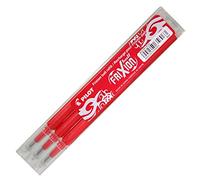 Lot de 3 recharges pour Frixion Ball et FriXion Pro rouge