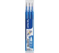 Pilot BLS-FR7-SKL-S3 Recharge pour roller FriXion BLS-FR7 - 0,4 mm, bleu ciel, lot de 3