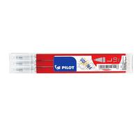 Pilot BLSFR10-R-S3-E Recharge pour roller FriXion BLS-FR10 - 0,5 mm, rouge, lot de 3
