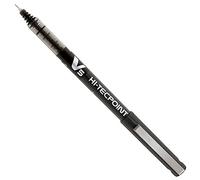 Pilot Pen - Stylo roller V5 - Pointe fine 0,5 mm - Encre liquide - Noir