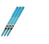 Pilot BX V5 Hi-Tecpoint Bleu clair Pointe extra fine Stylo roller Pointe 0,5 mm Trait : 0,3 mm (Lot de 3)