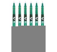 Pilot BX V5 Hi-Tecpoint Pointe extra fine Stylo roller Pointe 0,5 mm Vert 0,3 mm Line largeur (Lot de 6)