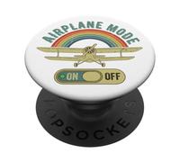 Pilot C172 Avion Aviation Aviation Mode Aviation Cadeau PopSockets PopGrip Adhésif