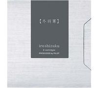 PILOT Cartouches d'encre Iroshizuku Gris Fuyu-Syogun coffret de 6 cartouches 15 ml