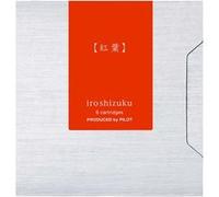 PILOT cartouches d'encre Iroshizuku Rouge Momiji coffret de 6 cartouches 15 ml