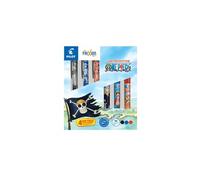 Pilot – Stylo roller FriXion – Coffret 6 One Piece Éd. limitée – Pointe moyenne – Noir/Bleu/Rouge