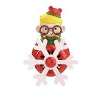 Pilot Désodorisant de voiture et diffuseurs de dessin animé - Diffuseur d'aromathérapie de Noël - Sortie d'air de voiture rouge et blanc - Pour les voyages - Éliminateur d'odeurs festif en ABS - 1 lot